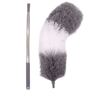 鸣固 鸡毛掸子 清洁掸子 超细纤维2.5米超长可伸缩除尘掸灰尘刷清洁扫灰鸡毛掸子 替换头（opp袋）