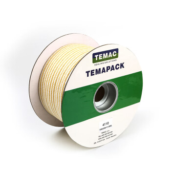 TEMAC/太美4110芳纶四角PTFE混编盘根柱塞泵用填料10*10mm 5KG/卷可定制
