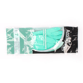 ANSELL 安思尔37-176耐酸碱丁腈橡胶防化手套 可重复使用 耐磨性强UPC 定做 9码（大码）1双