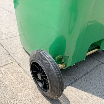 庄太太【100L红色有害垃圾】新国标户外大号垃圾桶户外分类垃圾桶环卫商用垃圾箱带盖厨房