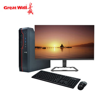台式计算机长城ZD120A2+24AL60IH/82 飞腾 D2000 8GB 1TB 120GB 独立显卡 1G 银河麒麟 V10 23.8英寸