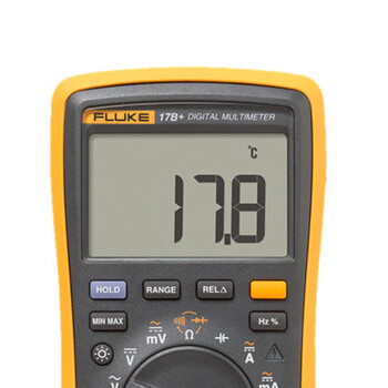 FLUKE  17B+数字万用表 掌上型多用表电容频率温度仪器仪表 17B+