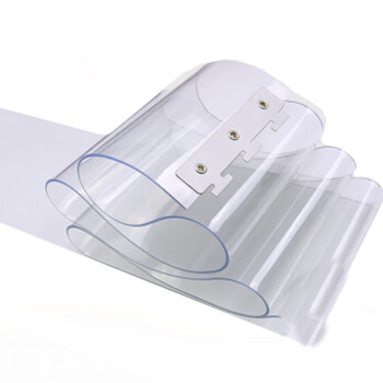 波浩 BOHAO 透明塑料pvc软门帘 宽0.9×高2米 透气 隔断防冷气厨房皮帘子 企业定制 160一套