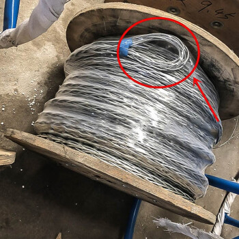 元汗586防扭镀锌钢丝绳 φ15mm粗细 150米 电力施工放线起重钢丝绳耐磨牵引线 定制