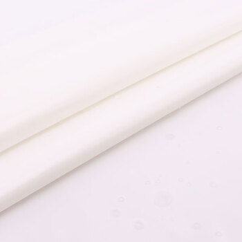 者也 30丝围裙+袖套 1套 白色TPU耐酸碱防水防油水产加工屠宰工厨房罩衣可定制