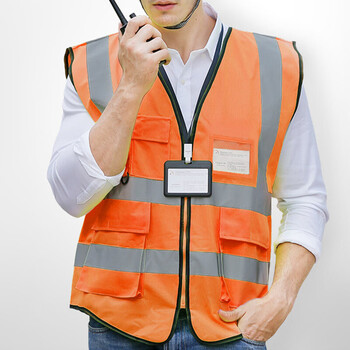 星工（XINGGONG）反光衣 反光背心  安全指挥应急救援夜跑骑行马甲 定制款  橙色