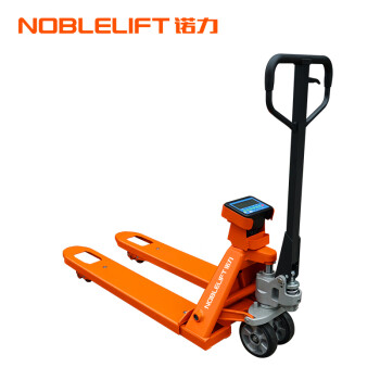 诺力（NOBLELIFT）电子秤叉车称重手动液压搬运车2吨托盘液压车HPT20S外宽690叉长1220