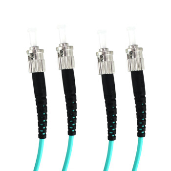 凌科朔(LINKSHIRE) 电信级万兆多模双芯OM3光纤跳线ST-ST 万兆 OM3 ST-ST 30米