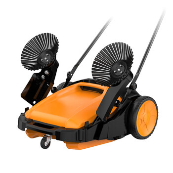 海斯迪克 gnjz-1296 无动力手推式扫地机 清洁道路粉尘清扫车 