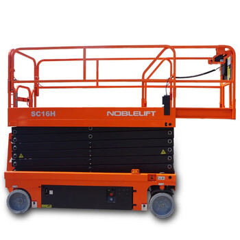 诺力（NOBLELIFT）全自动高空平台升降机液压驱动登高车作业维修货梯升高13.7米SC16H