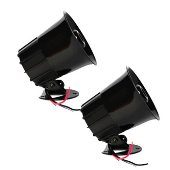 聚远 JUYUAN1001倒车语音左右转弯 25w中号两线客车货倒车喇叭 12v GDS 一个价 2个起售