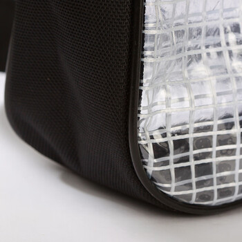 盛富永 PVC无尘包背包透明无尘包网格静电工具包电脑包 长35*宽8*高25cm