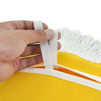 兰诗（LAUTEE）GJ-0149 螺丝扣款尘推布  拖布配件 黄色-60厘米2个装