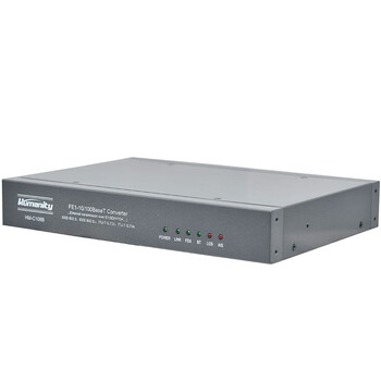 红脉（Humanity）协议转换器 网桥 桌面式单E1转以太网 时隙划分 220V HM-C108B 1台