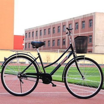 二八大杠自行车复古26吋自行车男式成人城市通勤轻便普通自行车弯梁王