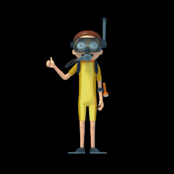 瑞克和莫蒂盲盒 周边 rick and morty 系列潮玩公仔摆件 前亚特兰蒂斯