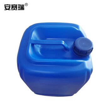 安赛瑞 塑料桶堆码桶（20L） 化工桶油桶废液桶密封塑料桶存水桶带盖方桶 蓝色 500008