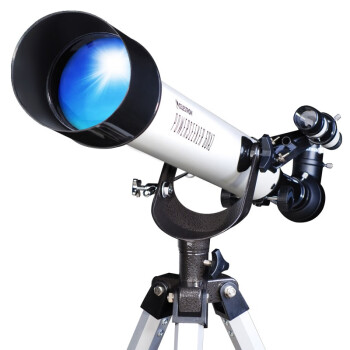 星特朗 天文望远镜专业60AZ入门高清高倍成人儿童天地两用观星礼物科普 白色 套餐三 2600倍手机拍摄版