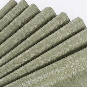 飞尔（FLYER）抗洪防汛袋 加厚塑料袋 编织袋 水泥袋 快递物流蛇皮打包袋 灰绿【50cm×80cm】30个起订