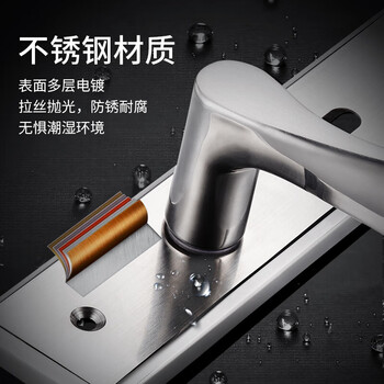 飞球（Fly.Globe）门锁室内卧室房门锁防盗锁芯锁具实木门把手 T500