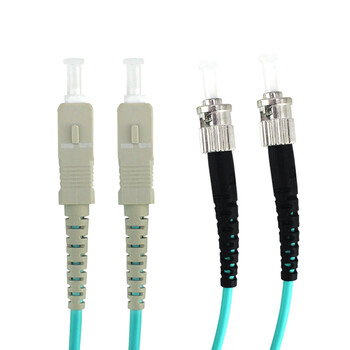 凌科朔(LINKSHIRE) 电信级万兆多模双芯OM3光纤跳线SC-ST 万兆 OM3 SC-ST 2米