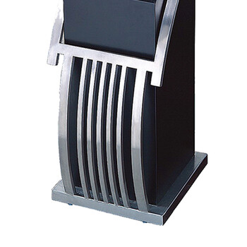 和畅 GPX-78C 新概念座地烟灰桶 不锈钢垃圾桶 公用垃圾箱果皮桶 砂钢 内桶容量12升