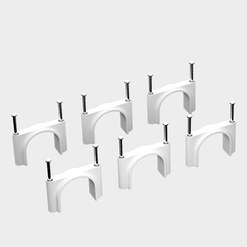 讯浦 钢钉管卡40mm 固定水管配件 加厚标准线卡管卡 100套/包 GK-40-100