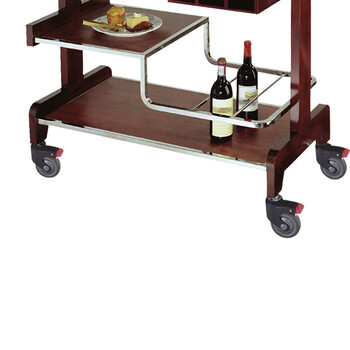 南 C-27 糕点车 红木色 可拆装 酒店餐厅送餐车茶水车点心蛋糕车置物架