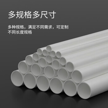 讯浦 线管PVC穿线管 阻燃走线1寸管 外径32mm厚度1.9mm DN32 1.9米/根 20根装