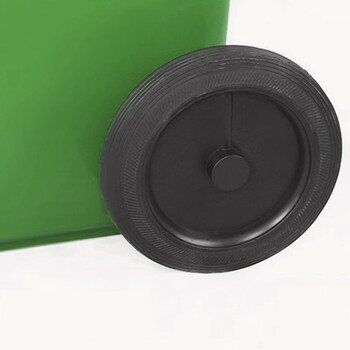 科力邦（Kelibang) 户外垃圾桶 大号加厚240L新国标分类垃圾桶带盖物业商用环卫垃圾桶挂车绿色 KB5100 厨余