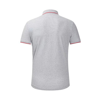 者也（ZYE）夏季polo衫短袖定制T恤LOGO工衣广告文化印字工作服 9018 灰色 L码 