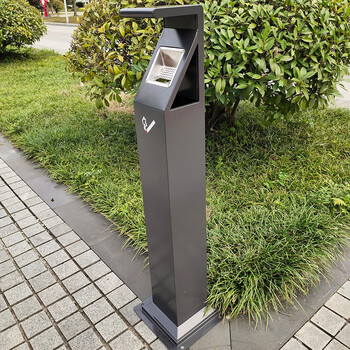 迪恩斯（DEANS）烟灰柱户外立式落地吸烟柱灭烟柱街道环卫公园工业园区烟蒂柱吸烟区专用烟灰垃圾桶室外吸烟桶 129U