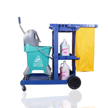 白云清洁（baiyun cleaning） AF08170 酒店服务推车收餐车保洁车手推车多功能保洁工具杂物车 随机发货