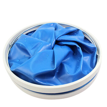 冰禹 BY-7095 多功能便携式折叠水桶 户外野营烧烤钓鱼车载伸缩水桶 11L