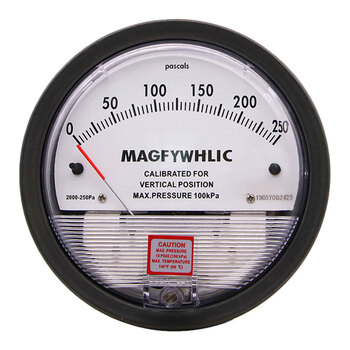 匡建仪表（CONJANT）高精度指针式微差压表压差表压差计空气气压表洁净室微压表风压表负压表 250pa 