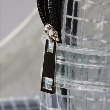 盛富永 PVC无尘包背包透明无尘包网格静电工具包电脑包 长35*宽40*高20cm