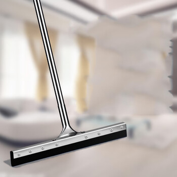 庄太太【45cm双层胶棉刮不锈钢】酒店卫生间浴室地面多功能刮水器