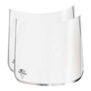Honeywell霍尼韦尔 1002360 Clearways透明聚醋酸酯防化防护面屏不含1002341支架 1个