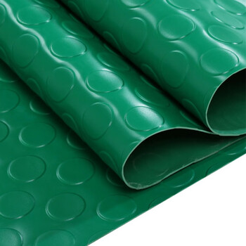 兰诗（LAUTEE）HH1325 工厂车间仓库酒店 PVC防滑地垫 铜钱纹红-2米宽*15米长