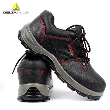 代尔塔 (Deltaplus) 301502牛皮劳保鞋绝缘6KV/防砸/耐油/耐磨/防滑定做43# 1双