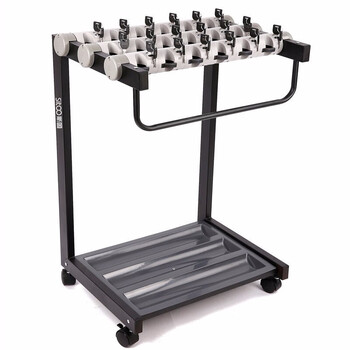 斯图带锁雨伞架防丢雨伞安全存放架加厚铝合金18头雨伞架