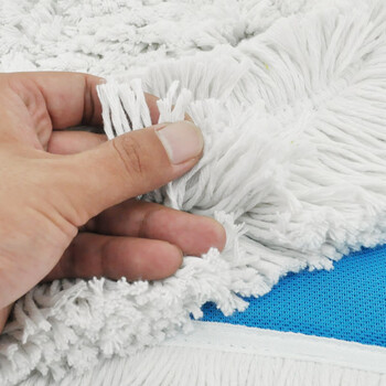 兰诗（LAUTEE）GJ-0146 螺丝扣款尘推布  拖布配件 蓝色-40厘米2个装