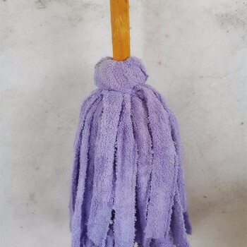 卫洋 WY-712 彩色绒布拖把 木柄拖把