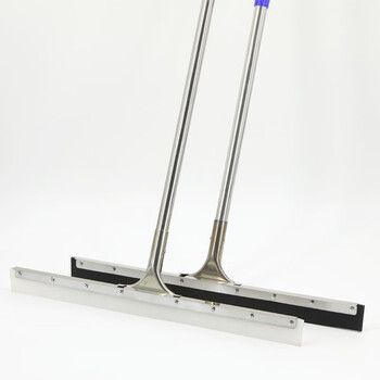 康丽雅  不锈钢杆地刮 黑色橡胶款75CM杆长120CM 卫生间地面清洁刮推水器刮水器 