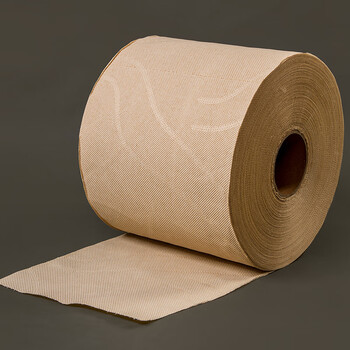 优克 三层标准本色擦拭纸Z-93E 大卷式黄色工业擦拭纸厚实 23cm*40cm*420张/卷*2卷