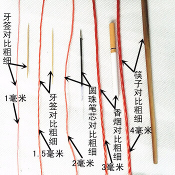 鸣固 红色尼龙绳 捆扎绳打包绳 加粗聚乙烯塑料绳晒被绳直径3mm（约350米）