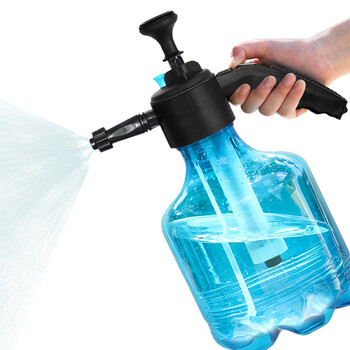 兰诗（LAUTEE）L-701 气压式带阀喷雾壶 喷水壶清洁喷壶 3L 蓝色