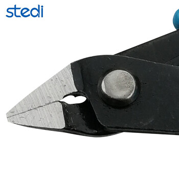 司特力 stedi进口如意钳斜口钳模型水口钳电子元件精密偏口剪钳薄刃迷你电子剪钳 SS-300
