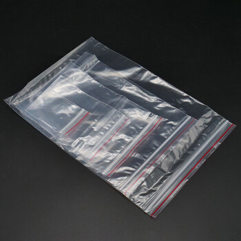飞尔（FLYER）透明PE自封袋 加厚透明密封袋 塑料包装封口袋【26X38cm 8丝】100个