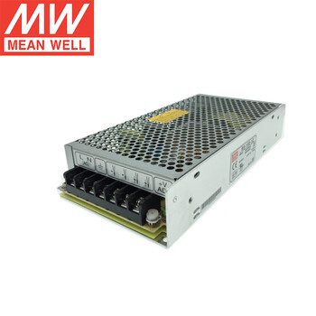 明纬（MEANWELL）RS-150-12 单组输出工控机床适配器电源 明纬开关电源12V